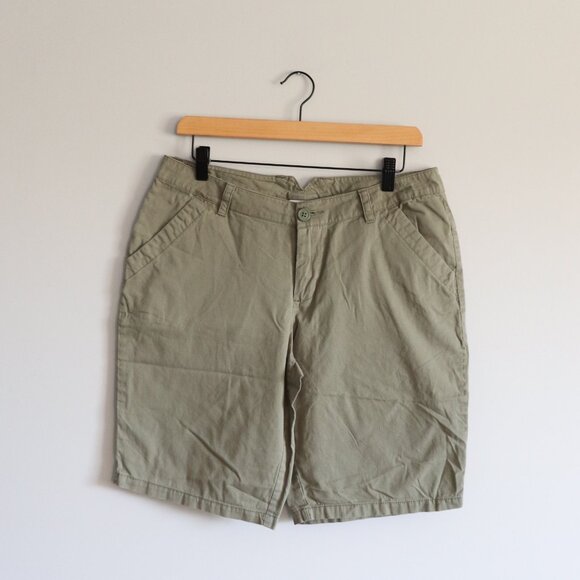 Columbia Pants - Columbia Women's Sz 10 Green Activewear Cotton Hiking Pocket Athletic Shorts